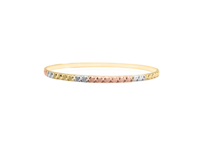 Gold Plated | Diamond Cut Bangles